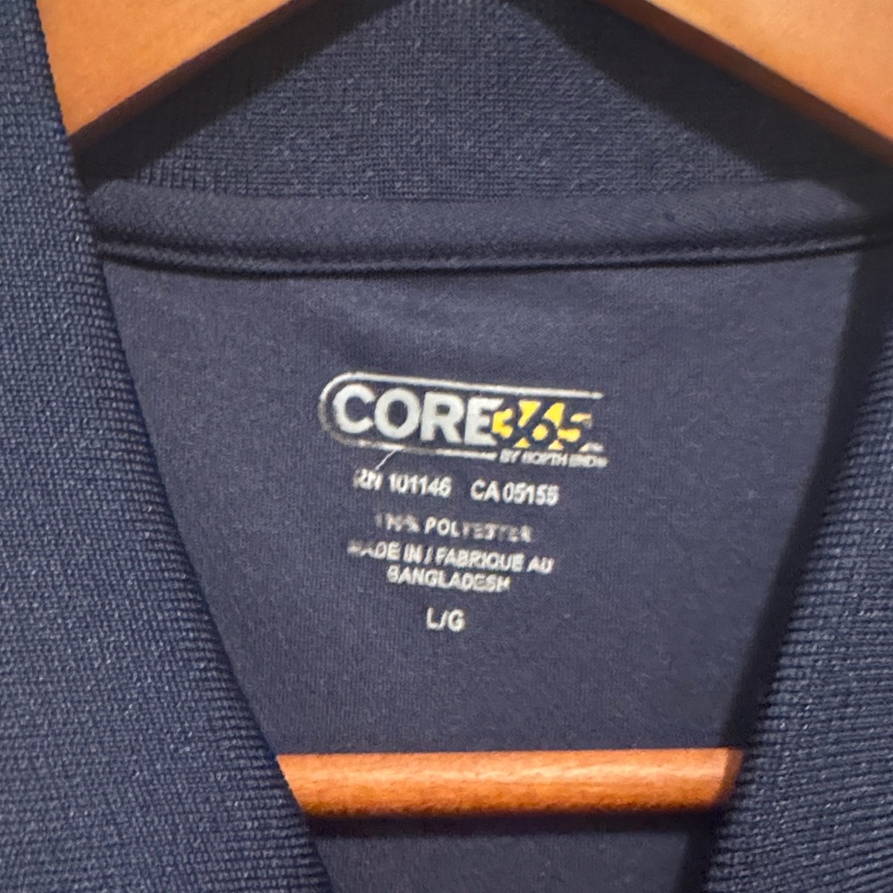 Helena Men's Navy Polo Golf Shirt - Size Large - Picture 2 of 4